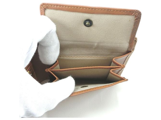 Autre Marque ZENNY Leder Bifold Geldbörse Kamel Braun - Ansicht 8