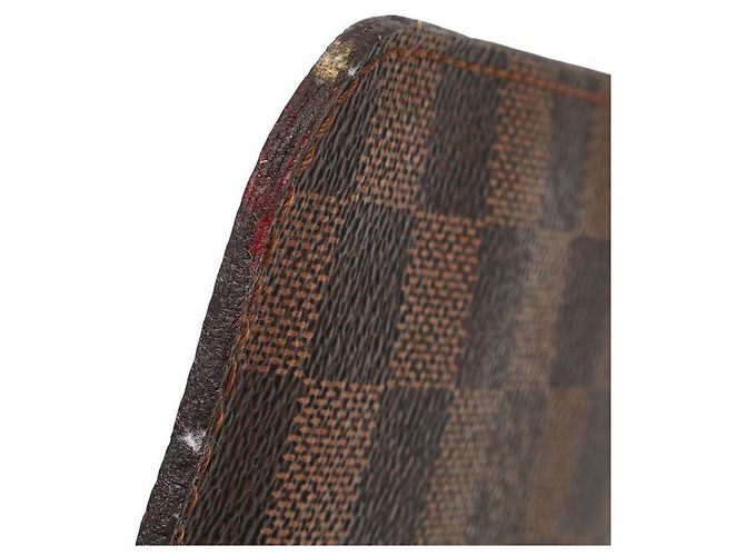 Neverfull Louis Vuitton Damier Pouch Brown PVC Leather - view 5