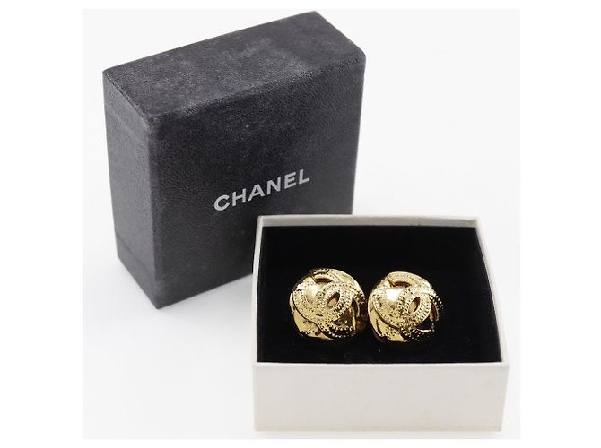 Orecchini placcati in oro Chanel D'oro - vista 2