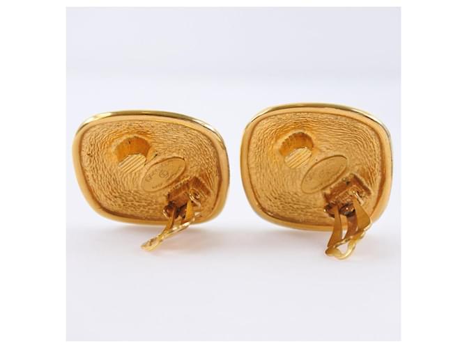 Orecchini vintage Chanel Coco Mark D'oro - vista 4