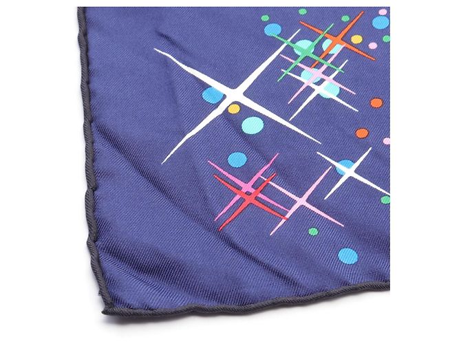 Hermès Hermes Silk Scarf Magic Kelly Navy - view 4