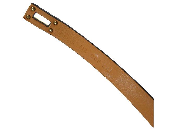 Hermès Hermes Leather Mini Kelly Double Tour Bracelet Black - view 6