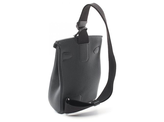 Hermès Sac à taille Hermes Kelly Accado PM Noir - vue 2