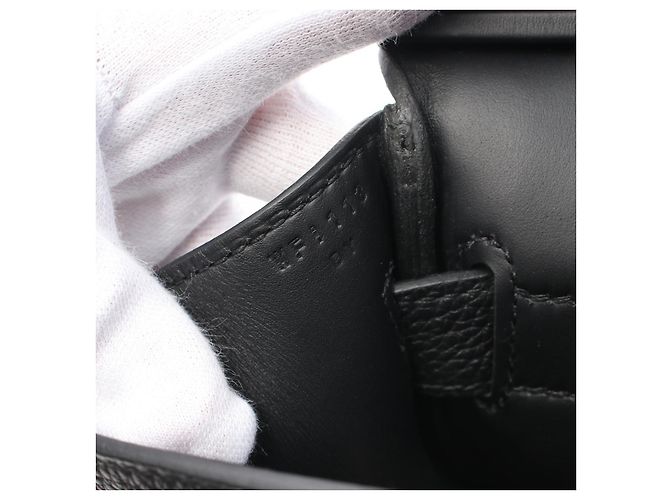 Hermès Sac à taille Hermes Kelly Accado PM Noir - vue 5