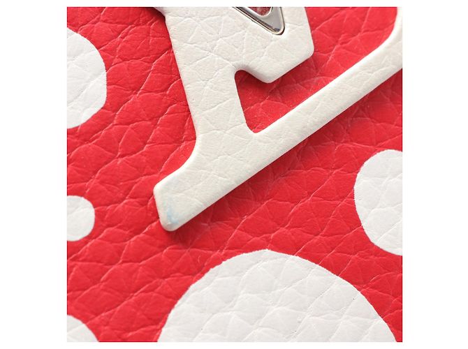 Sac à main Louis Vuitton Capucines Mini Infinity Dot M21692 Rouge - vue 5