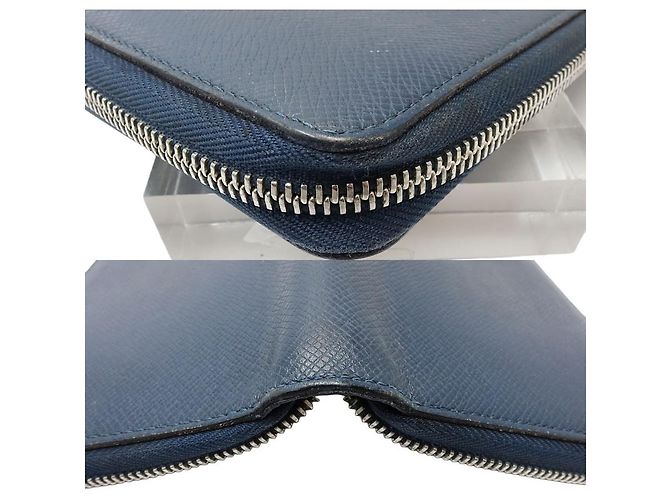 Cartera Zippy Organizer de cuero Taiga Louis Vuitton M30515 Azul - vista 5
