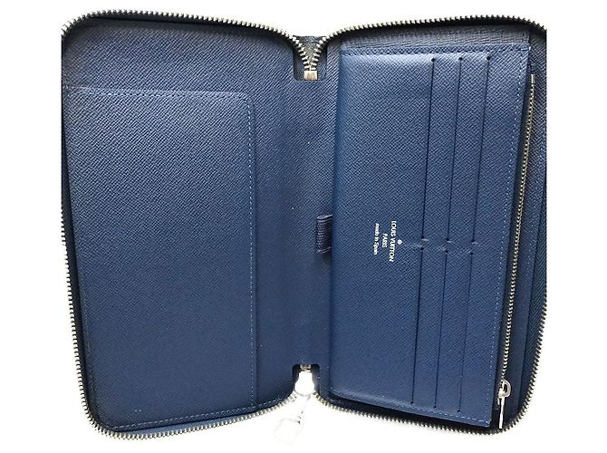 Cartera Zippy Organizer de cuero Taiga Louis Vuitton M30515 Azul - vista 6