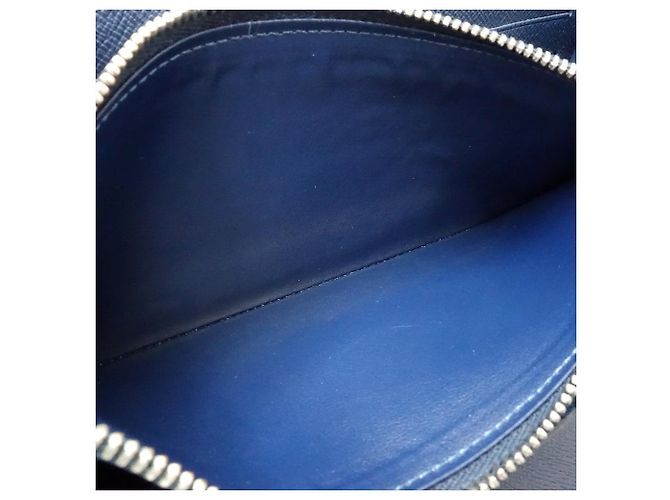 Cartera Zippy Organizer de cuero Taiga Louis Vuitton M30515 Azul - vista 7