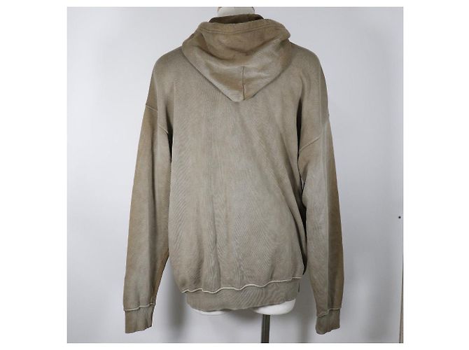 Autre Marque Diesel S-UMMER-E7 Sudadera de algodón A06507 Caqui - vista 3