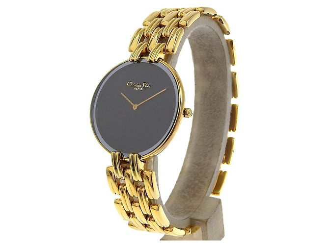 Reloj de cuarzo chapado en oro Dior Bagheera 47154-3 - vista 2