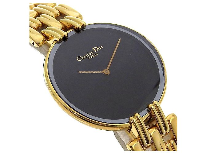 Reloj de cuarzo chapado en oro Dior Bagheera 47154-3 - vista 3
