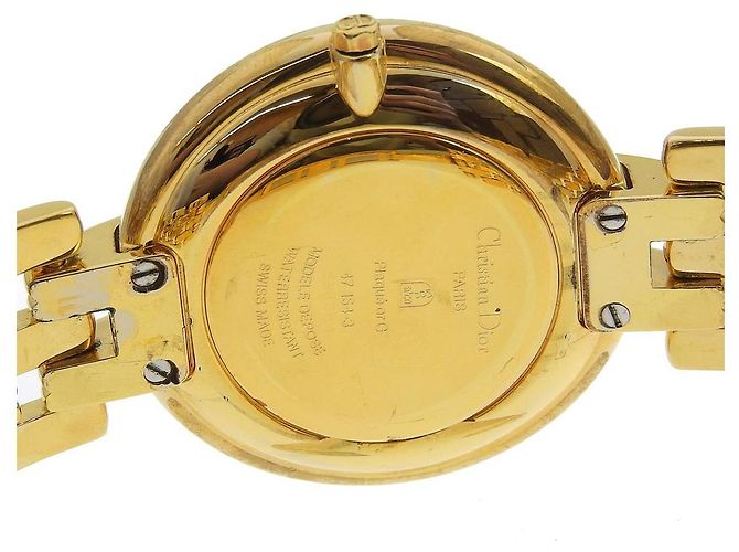 Reloj de cuarzo chapado en oro Dior Bagheera 47154-3 - vista 6