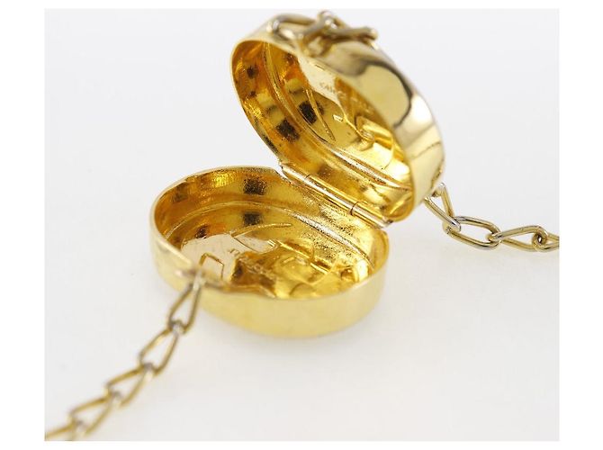 Collana medaglione placcata oro Gucci D'oro - vista 5
