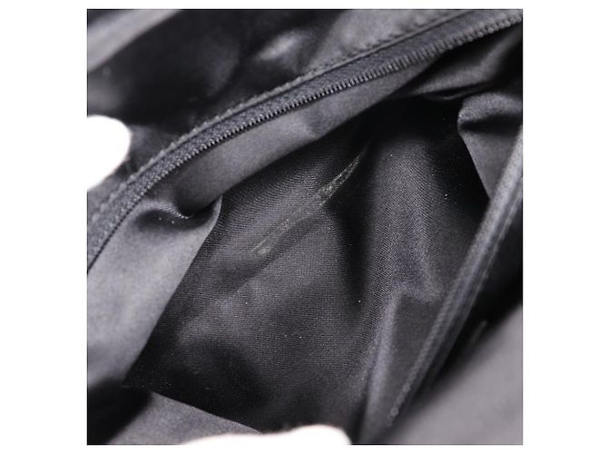Borsa a spalla in velluto Chanel A33096 Nero - vista 6