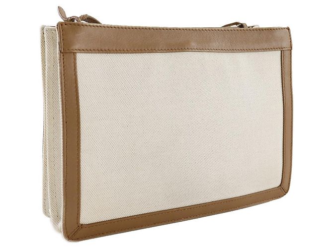 Borsa a spalla in tela e pelle Balenciaga blu navy Marrone - vista 3
