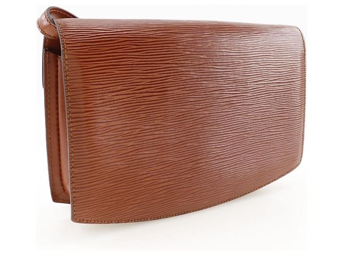 Borsa a Spalla Prebourg in Pelle Epi Louis Vuitton M52563 Marrone - vista 3