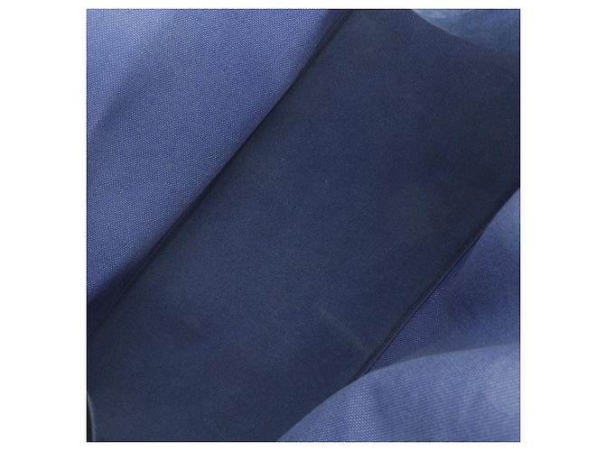 Hermès Hermes Chevaux Tote Bag aus Canvas Blau/Schwarz - Ansicht 7