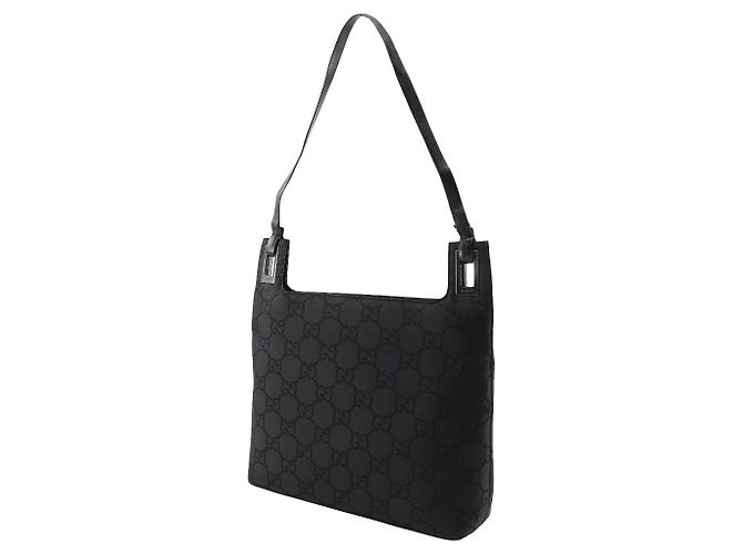 Borsa a spalla in nylon Gucci nera Nero - vista 2