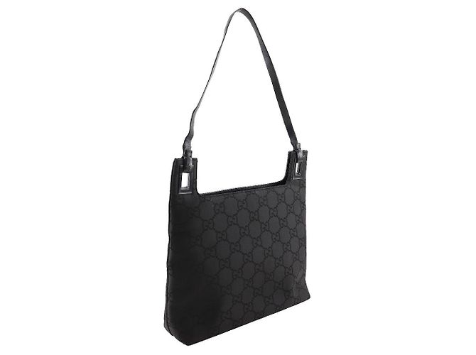 Borsa a spalla in nylon Gucci nera Nero - vista 3