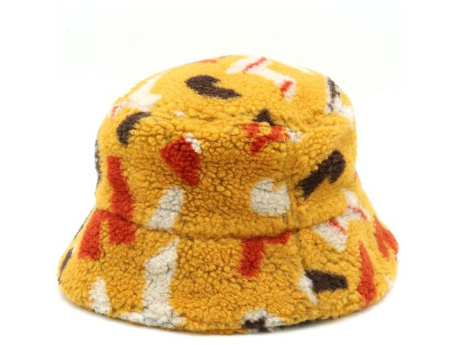 Fendi Polyester Wool Bucket Hat Hat - view 2