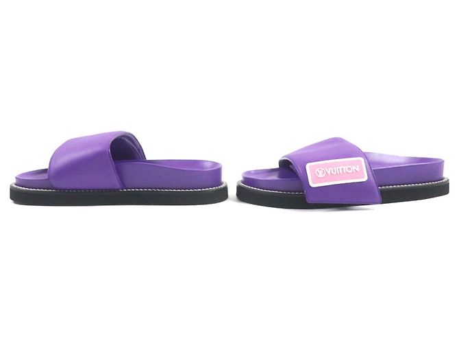 Mule in pelle Louis Vuitton Sunset Line 38 Porpora - vista 3