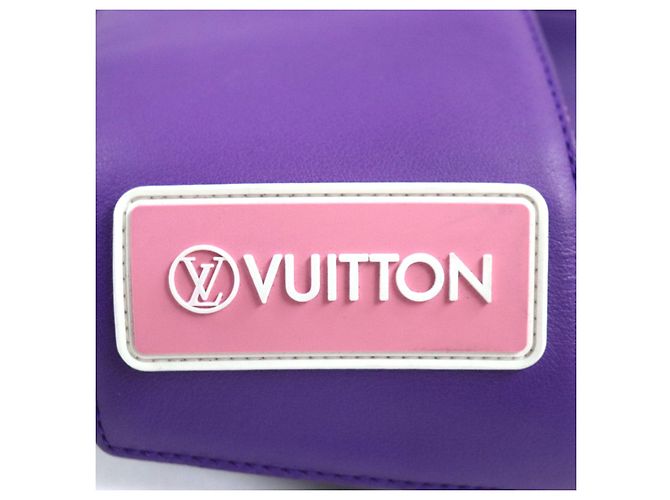 Mule in pelle Louis Vuitton Sunset Line 38 Porpora - vista 6
