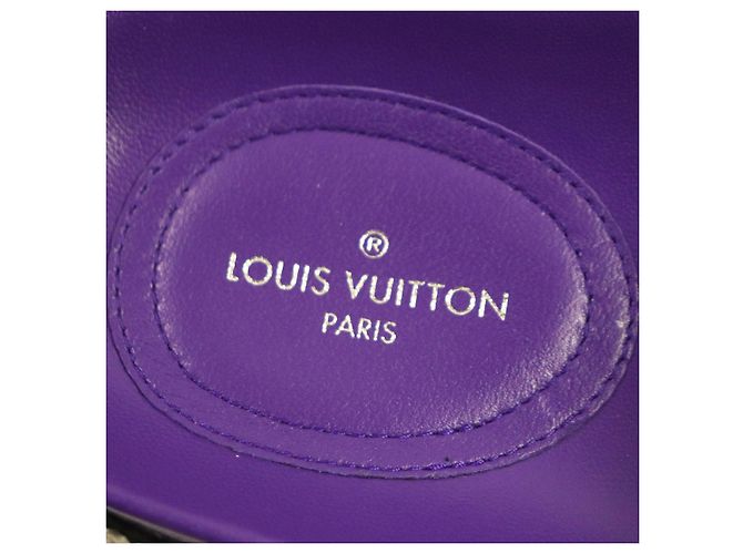 Mule in pelle Louis Vuitton Sunset Line 38 Porpora - vista 7