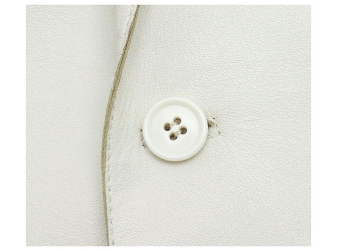 Theory Lederjacke Weiß - Ansicht 7