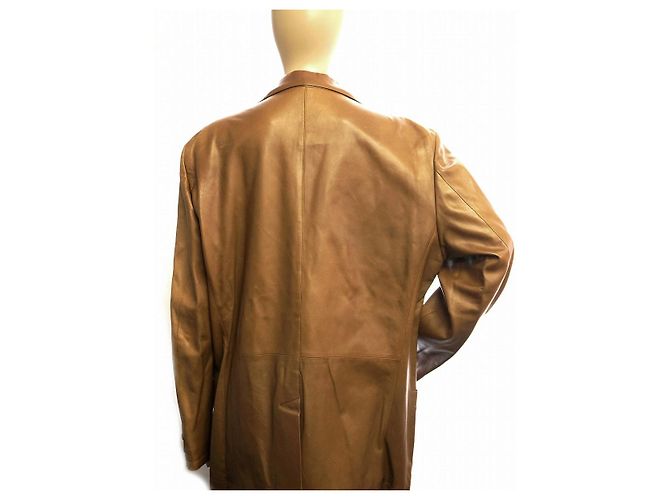 Autre Marque Theory Lammlederjacke braun - Ansicht 2
