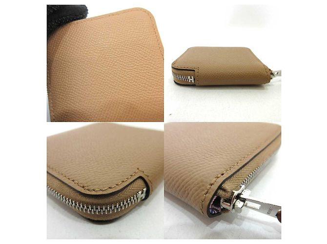 Hermès Hermes Azap Compact Mini Silk'in Wallet Brown - view 3