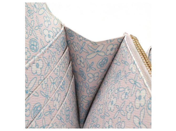 Louis Vuitton Monogram Fleuris Sarah Wallet M60232 Pink - view 5