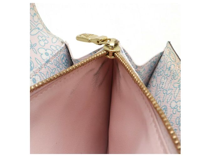 Louis Vuitton Monogram Fleuris Sarah Wallet M60232 Pink - view 7
