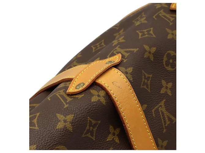 Louis Vuitton Monogram Saumur 35 Shoulder Bag M42254 Brown - view 7