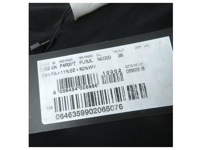 Falda de punto de encaje Flower de Dolce & Gabbana negra 36 Negro - vista 11