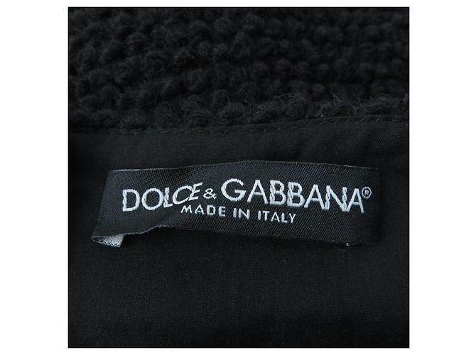 Falda de punto de encaje Flower de Dolce & Gabbana negra 36 Negro - vista 7