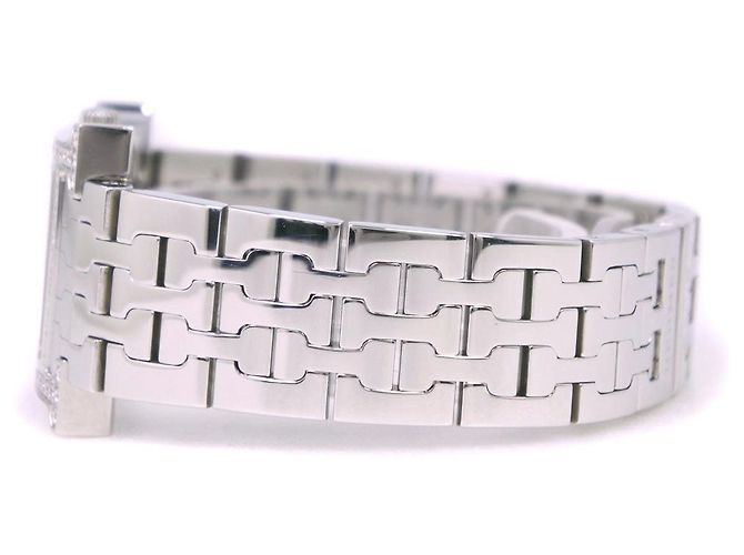 Hermès Hermes H Uhr aus Edelstahl Silber - Ansicht 4