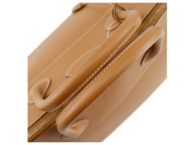 Hermès Sac Boston Hermes Bolide 45 Camel Marron - vue 4
