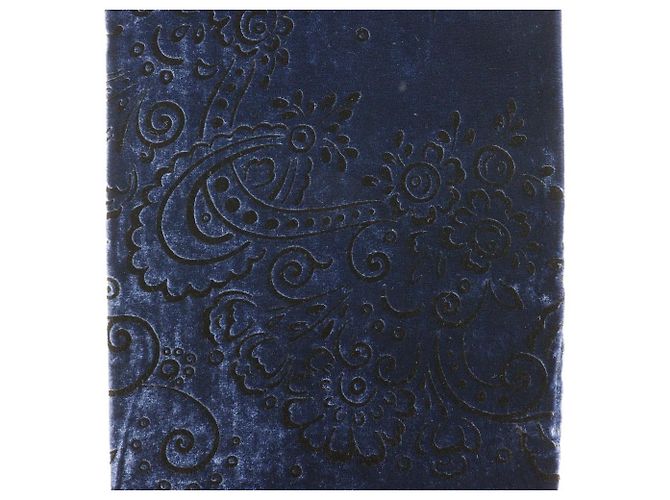 Sciarpa in velluto Salvatore Ferragamo Blu navy - vista 4