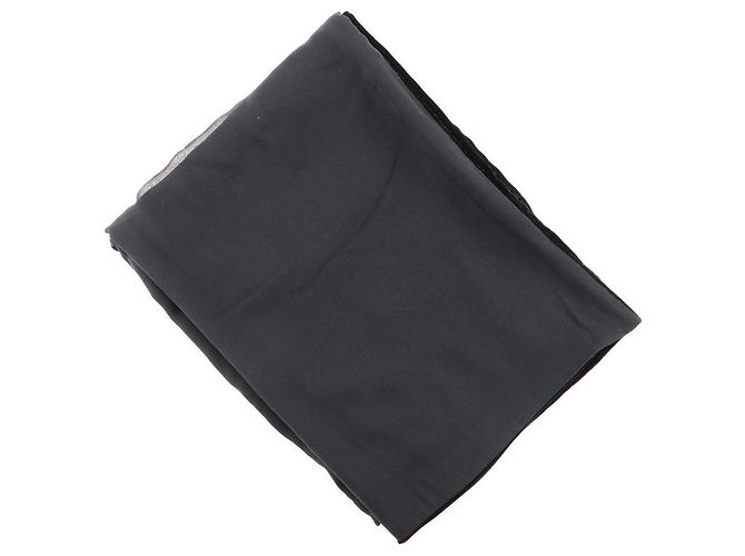 Sciarpa in seta rayon Salvatore Ferragamo Nero - vista 4