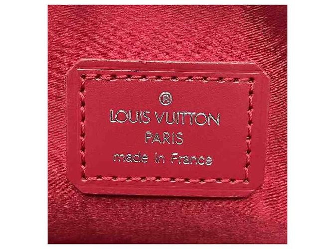 Bolsa de mão Little Alma em couro satin Louis Vuitton M92350 Vermelho - vista 5