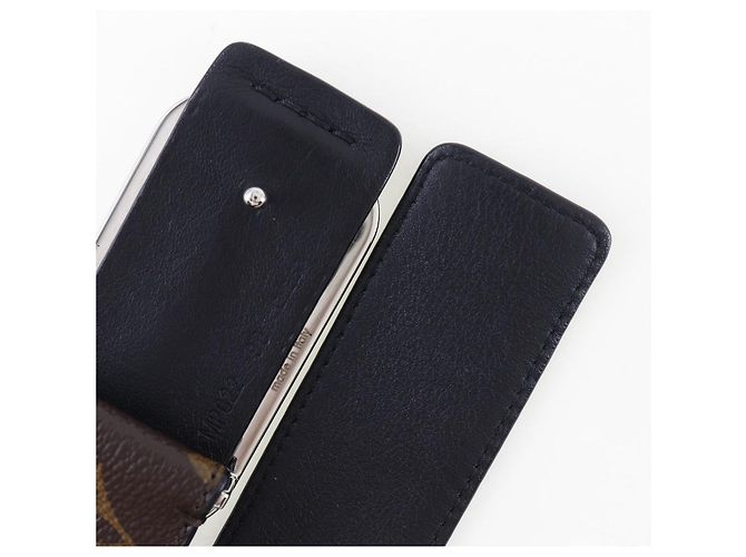Cinturón de lona Monogram Louis Vuitton MP022 Castaño - vista 2