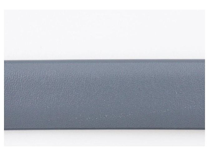 Bottega Veneta Ledergürtel Blau Grau für Männer - Ansicht 5