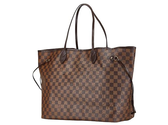 Bolso Tote Louis Vuitton Damier Neverfull GM Castaño - vista 2