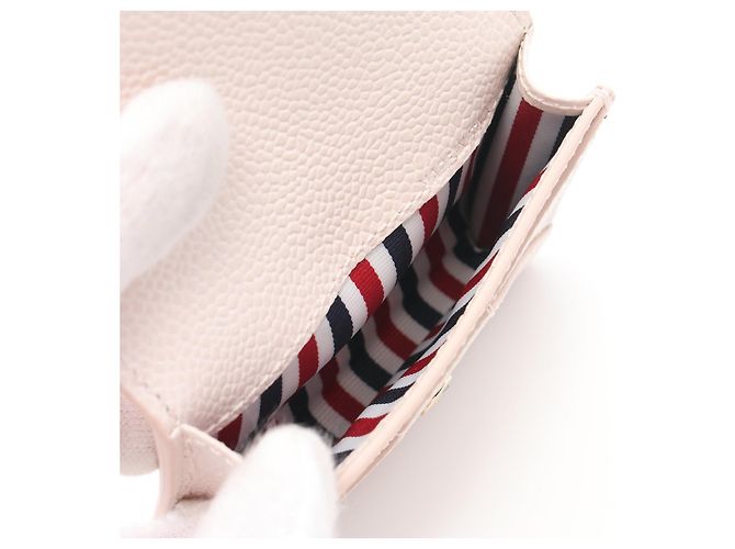 Estojo de cartão de couro Thom Browne - view 3