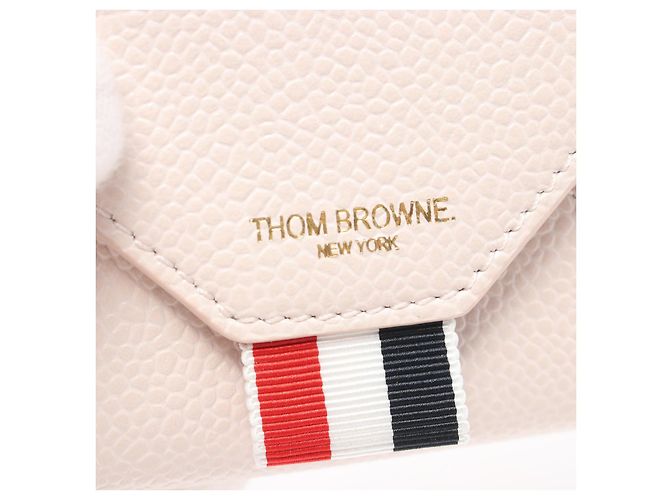 Estojo de cartão de couro Thom Browne - view 4
