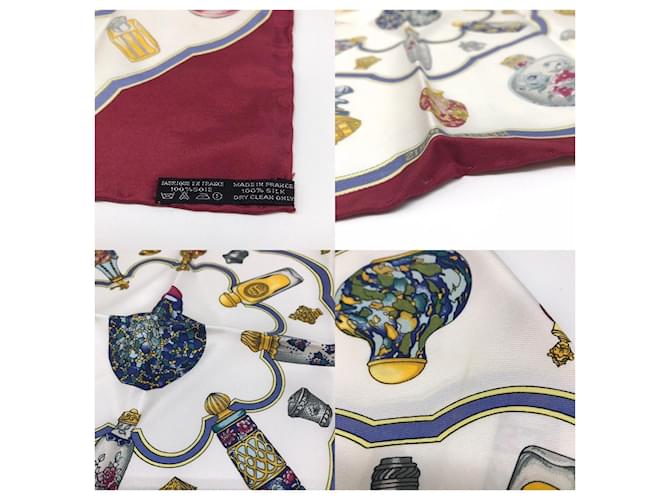 Sciarpa di Seta Hermès Non importa il flacone Rosso - vista 3