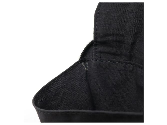 Aline Monedero de lona Herline de Hermès Gris - vista 6