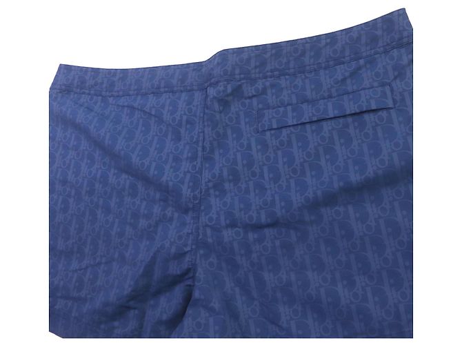 Dior Oblique Polyester Badehosen Navy XL Marineblau - Ansicht 4