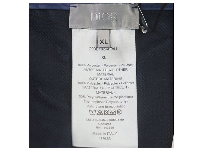 Dior Oblique Polyester Badehosen Navy XL Marineblau - Ansicht 5