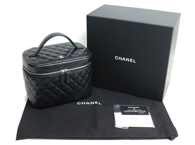 Sac à main Vanity Chanel Noir A80913 - vue 9